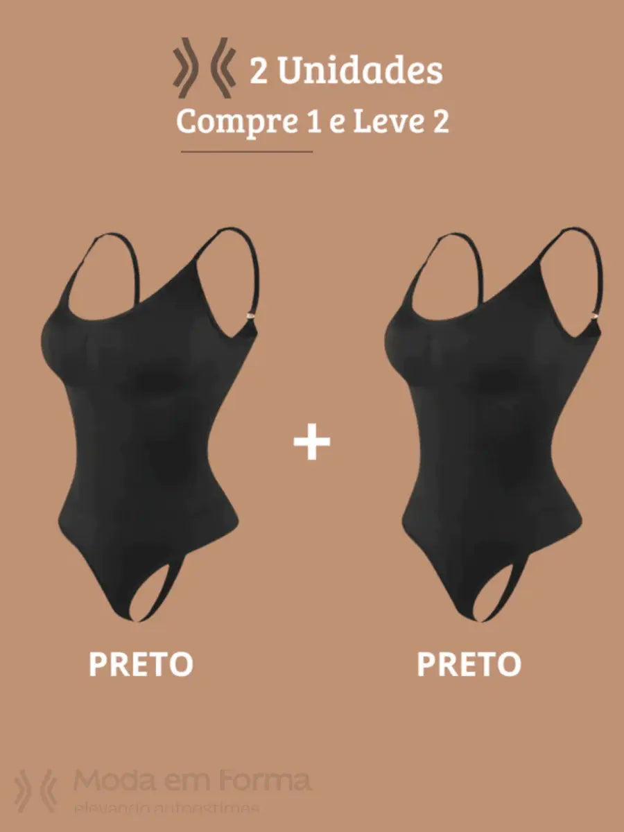Body Modelador ShapeSlim - Compre 1 e Leve 2