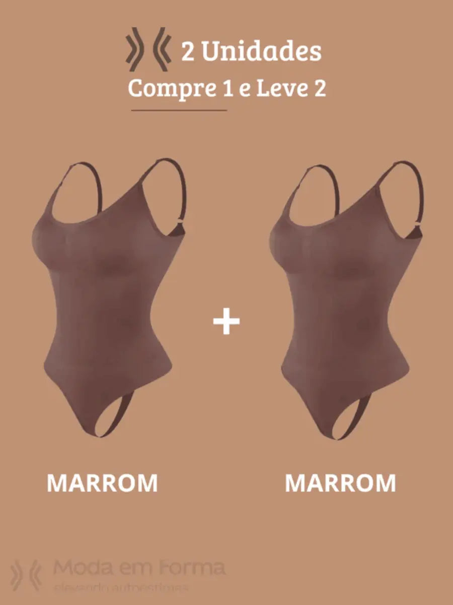 Body Modelador ShapeSlim - Compre 1 e Leve 2