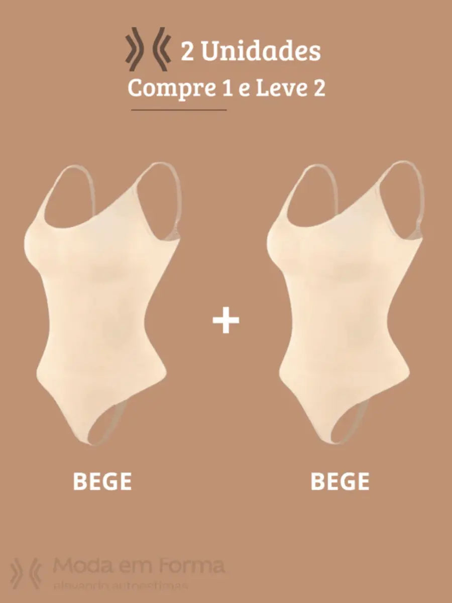 Body Modelador ShapeSlim - Compre 1 e Leve 2
