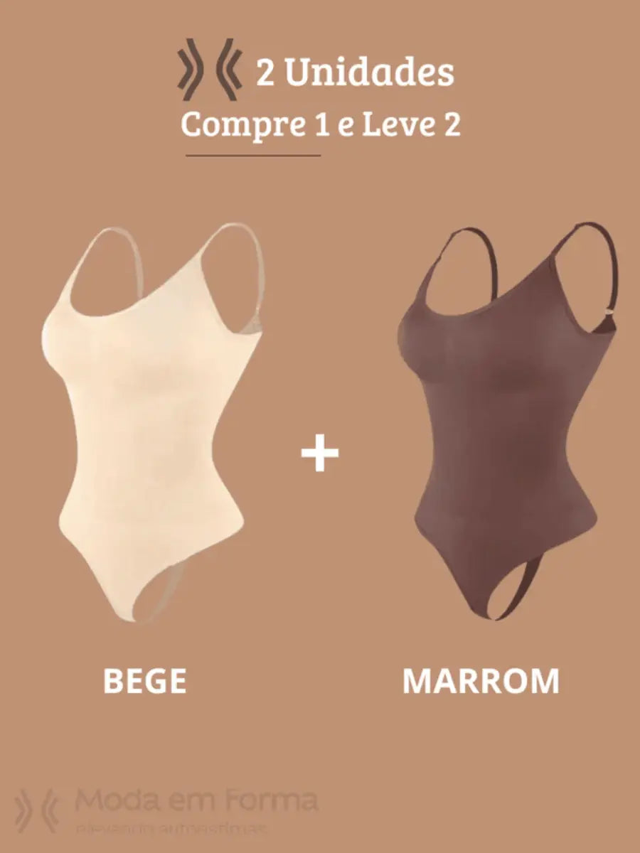 Body Modelador ShapeSlim - Compre 1 e Leve 2