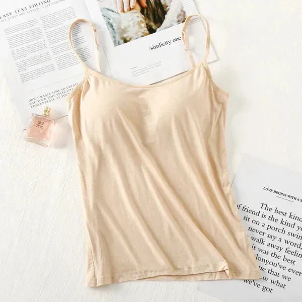 Blusa Regata com Sutiã Embutido [Compre 1 Leve 3] + Brinde Exclusivo