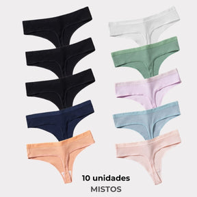 Calcinha CottonConfort - [Compre 5 Leve 10] + Brinde Exclusivo