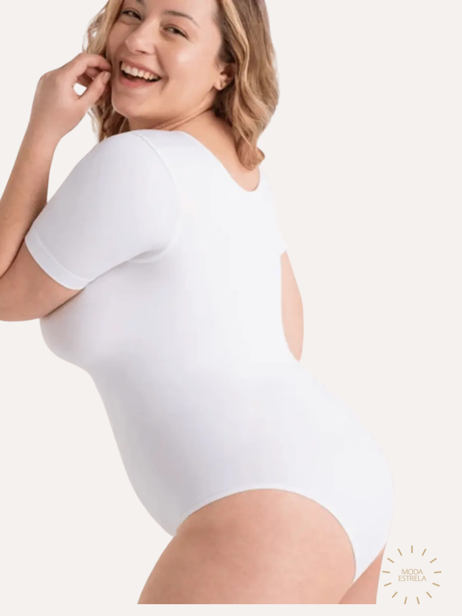 Body Ella - Manga curta [Compre 1 e Leve 2]