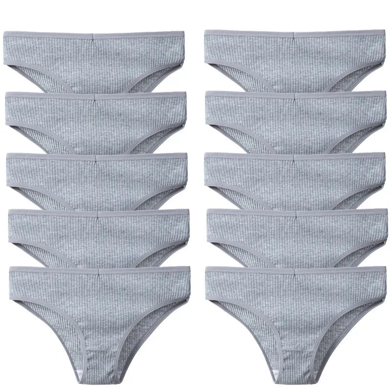 Calcinha Brilho Comfort Algodão 100% Respirável - [Compre 5 Leve 10]