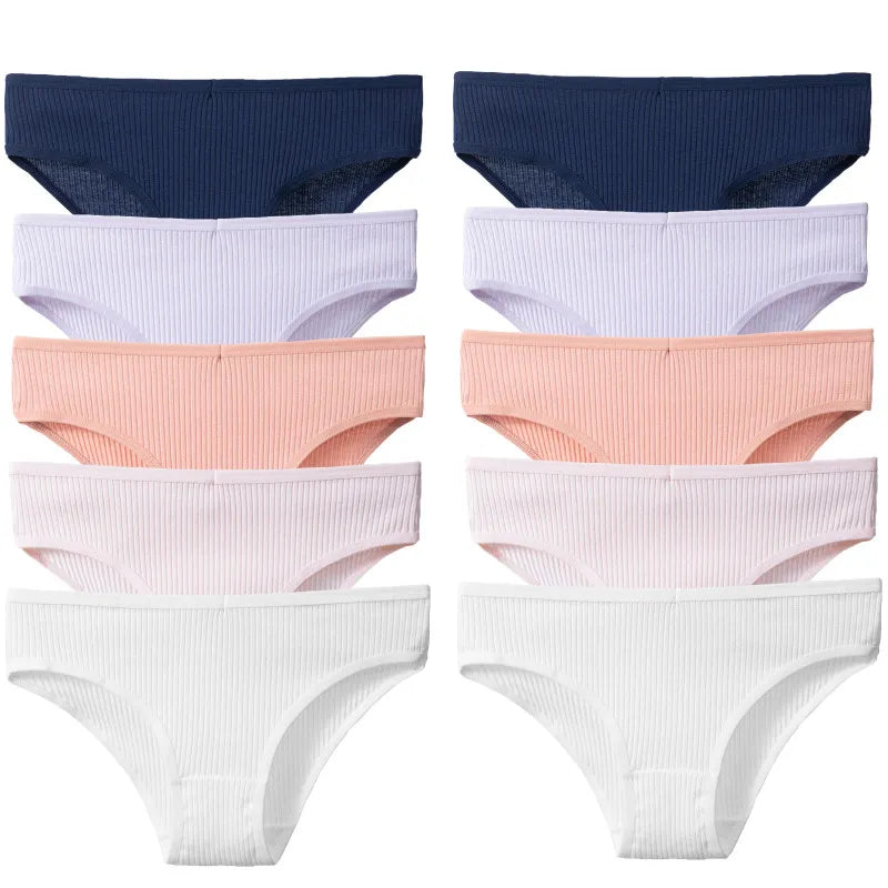 Calcinha Brilho Comfort Algodão 100% Respirável - [Compre 5 Leve 10]