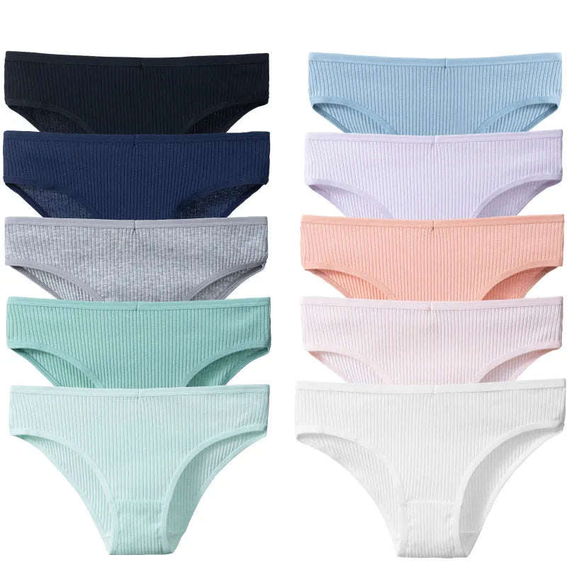 Calcinha Brilho Comfort Algodão 100% Respirável - [Compre 5 Leve 10]
