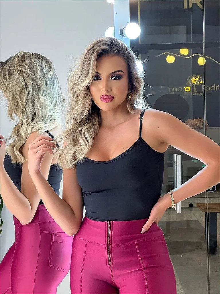 Blusa Regata com Sutiã Embutido [Compre 1 Leve 3] + Brinde Exclusivo