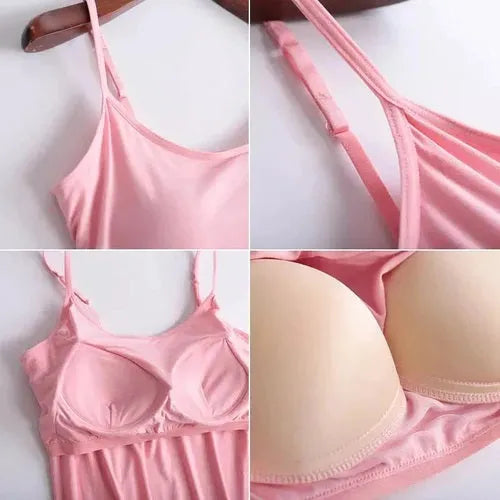Blusa Regata com Sutiã Embutido [Compre 1 Leve 3] + Brinde Exclusivo